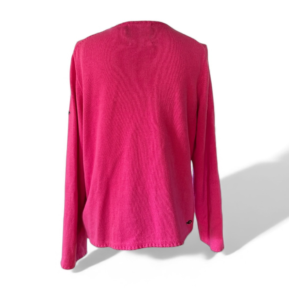 Vintage Michael Simon Pink Cadillac 2 Piece Sweater - Picture 3 of 4